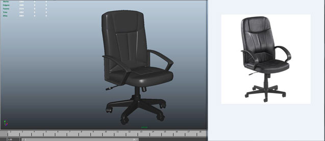 office-chair-3d-printing-stl-model
