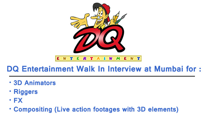 DQ Entertainment is Hiring : Walk In Interview in Mumbai