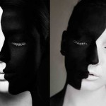 Face on Face – Black and White