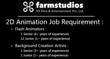 flash animator job at farm studios