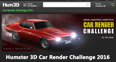 Car Rendering challenge Humster3D