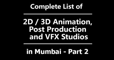 Animation production studio's names in Mumbai
