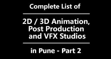 animation vfx jobs in pune studio list