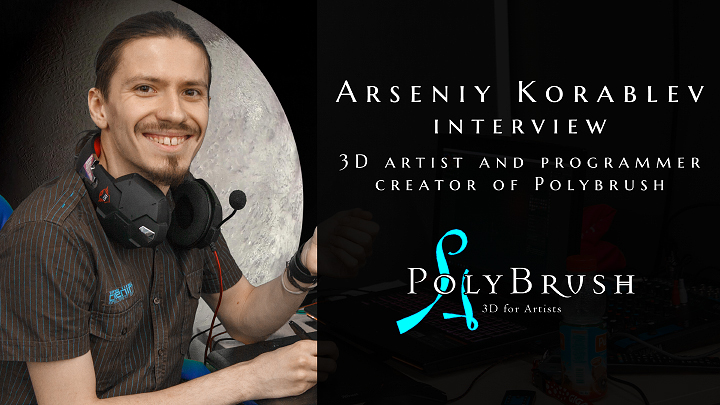 polybrush Arseniy Korablev 3D software