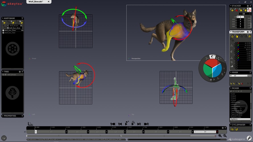 3D dog animation