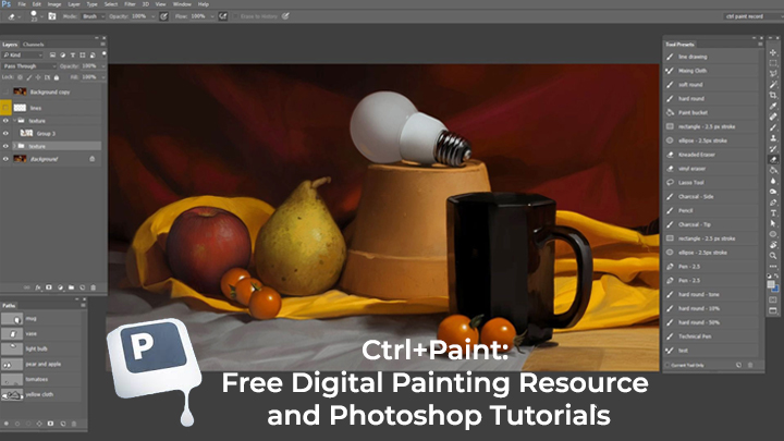 Photoshop tutorials ctrl paint