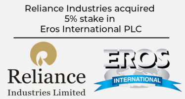 Reliance Industries acquired 5% stake in Eros International