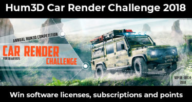 Hum3D Car Render Challenge 2018