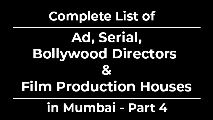 tv serial production houses list