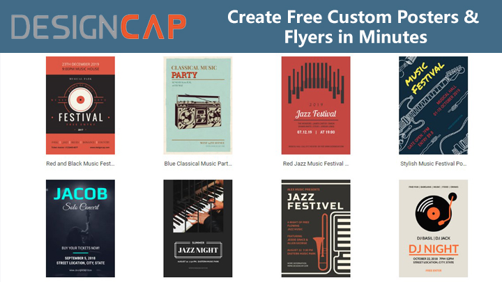 designcap online free software poster flyer