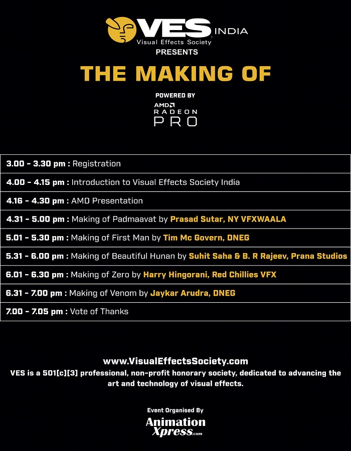 schedule of ves india the making of