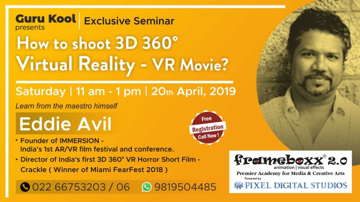 How to shoot 3D 360° VR movie seminar eddie