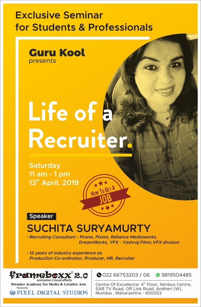 How to get a job - Life of a recruiter: Seminar by Suchita Suryamurty