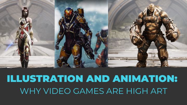 Illustration and Animation in games high art