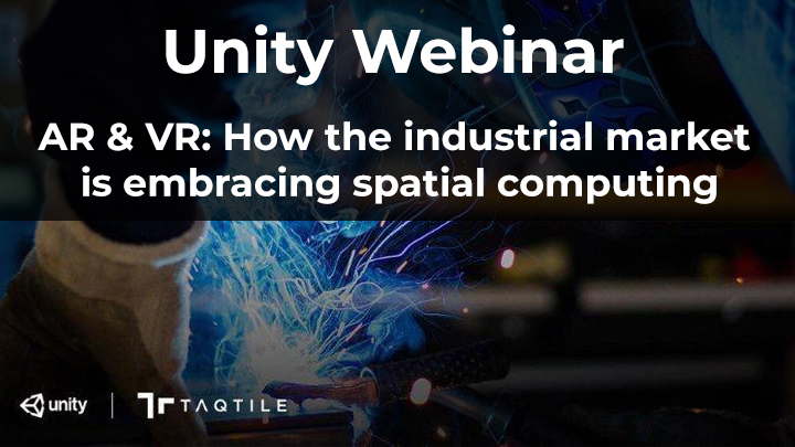AR and VR in industrial sector unity webinar