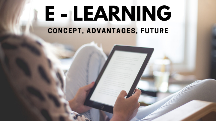 E learning apps concept advantages future