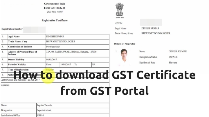 how to download gst cert from gst portal guide