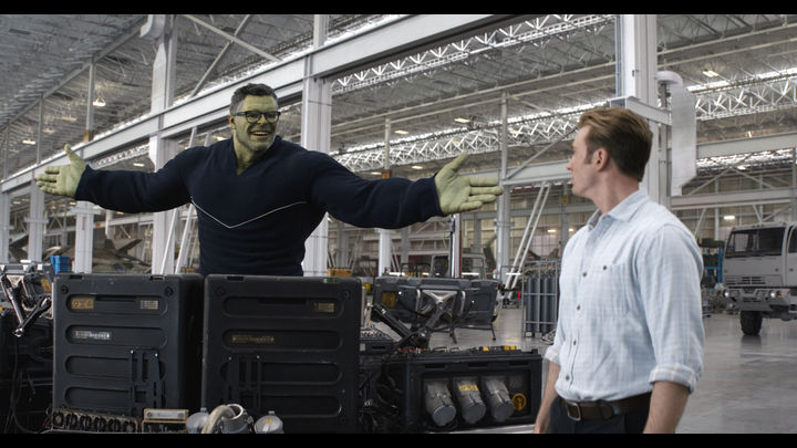 smart hulk and captain america