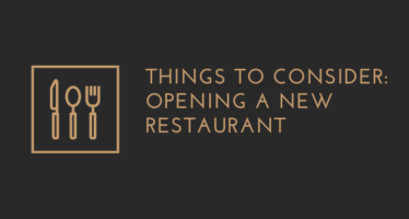 Things to consider when opening a new restaurant