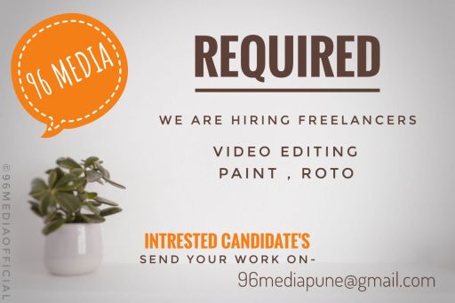 freelance job video editing roto paint