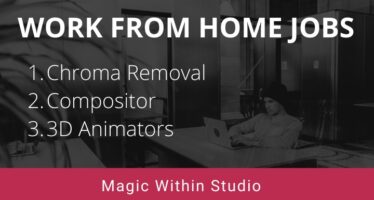 Animation and VFX job opening work from home