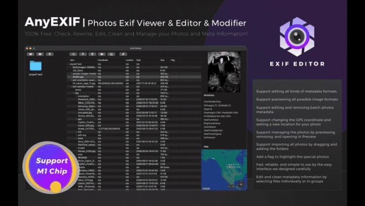 free mac exif editor