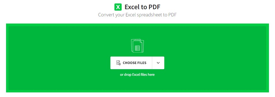 free Excel to PDF Converter