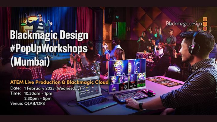 PopUpWorkshops of Blackmagic Design