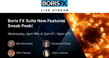 Boris FX Live event vfx webinar