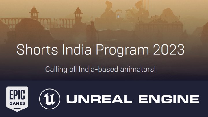 Shorts India Program 2023 unreal epic games