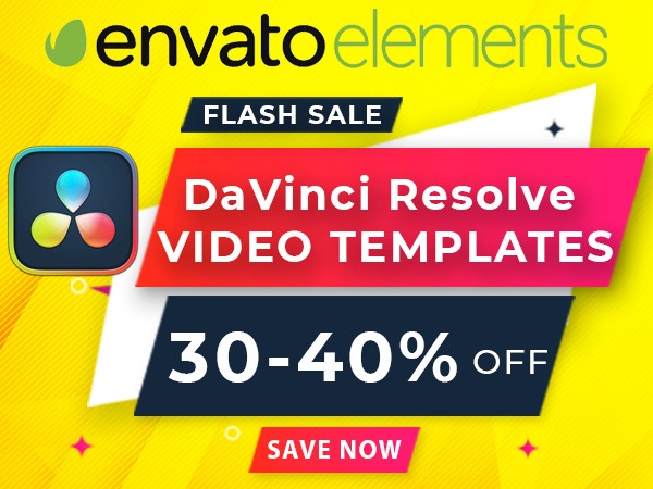 davinci resolve discount code video templates