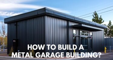 How to build a metal garage building?