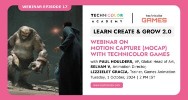 Motion capture webinar by Technicolor Games