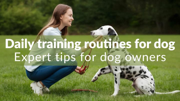 daily training routines for dog