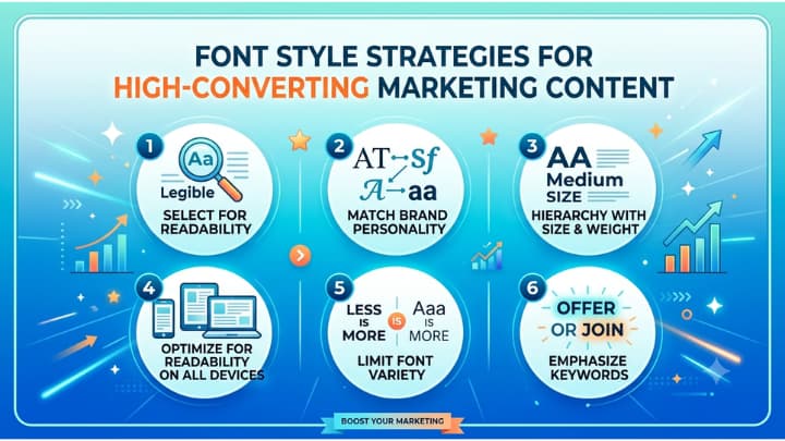 Top font style strategies
